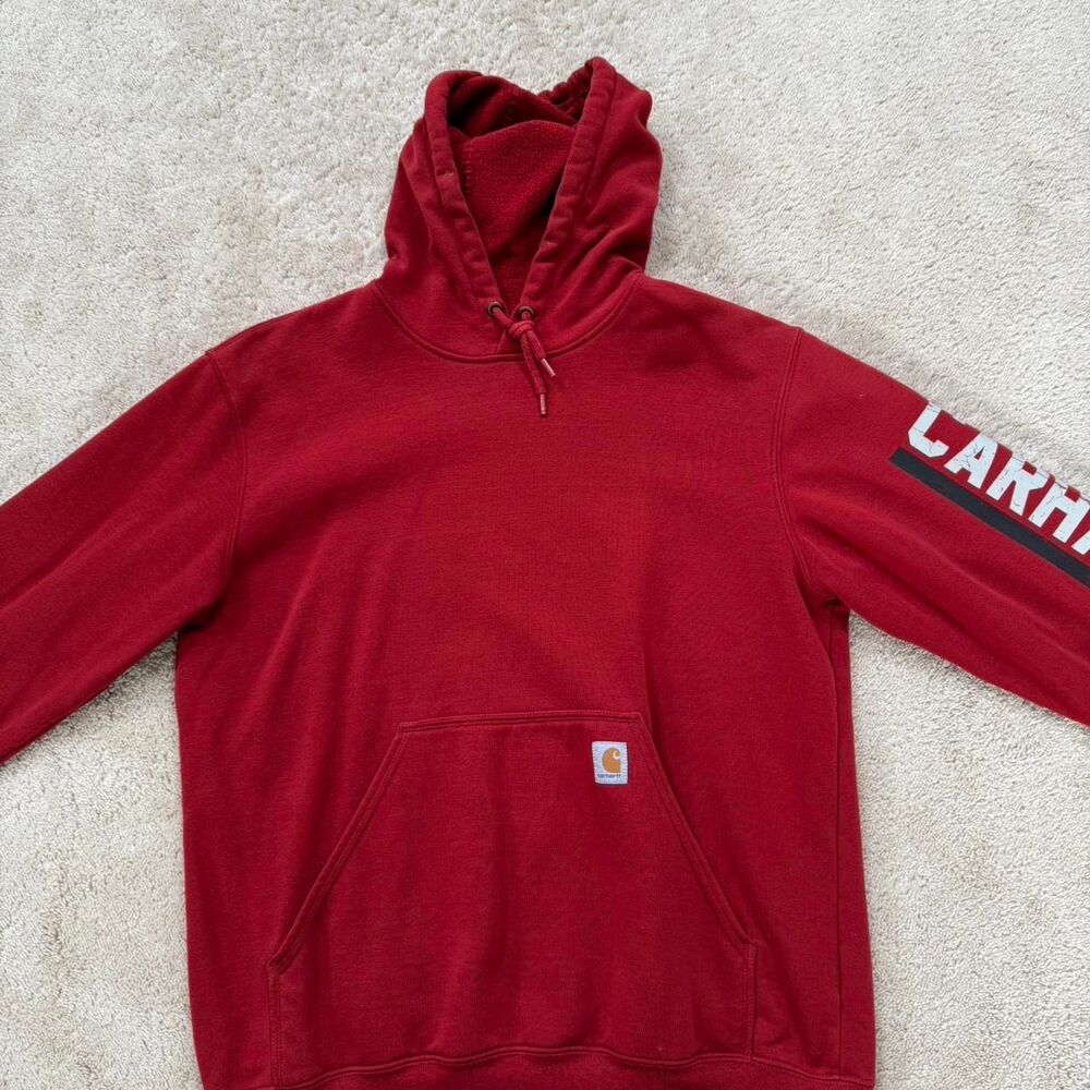Carhartt Men’s Red Hoodie Size L